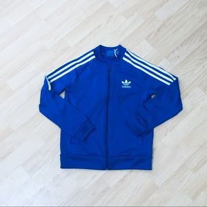 Classic Striped Adidas Zip Up Track Jacket
